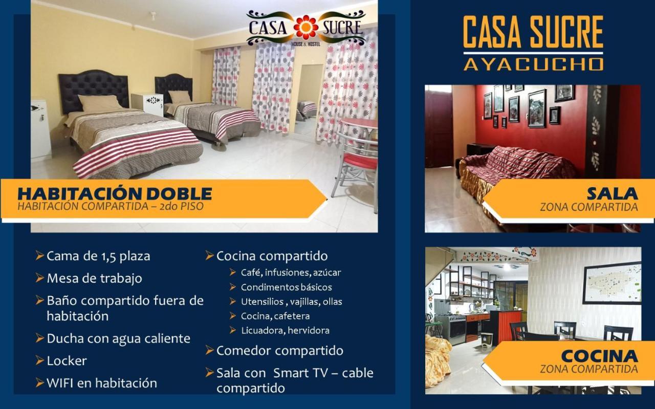 Casa Sucre Hostel Ayacucho Eksteriør bilde