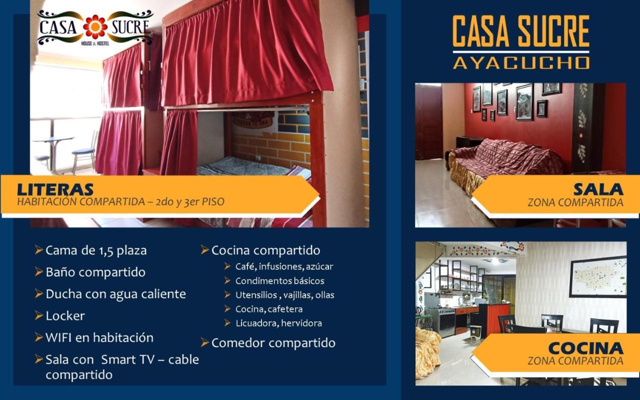 Casa Sucre Hostel Ayacucho Eksteriør bilde